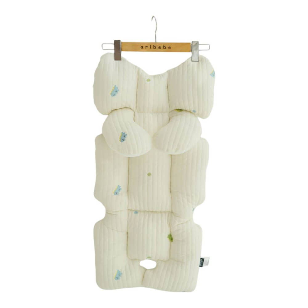 เบาะรองรถเข็น คาร์ซีท ARIBEBE ผ้าฝ้าย ลายไดโนเสาร์